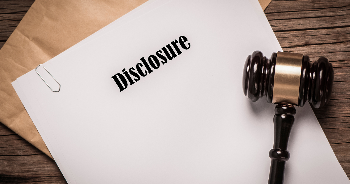 Ethical Disclosure